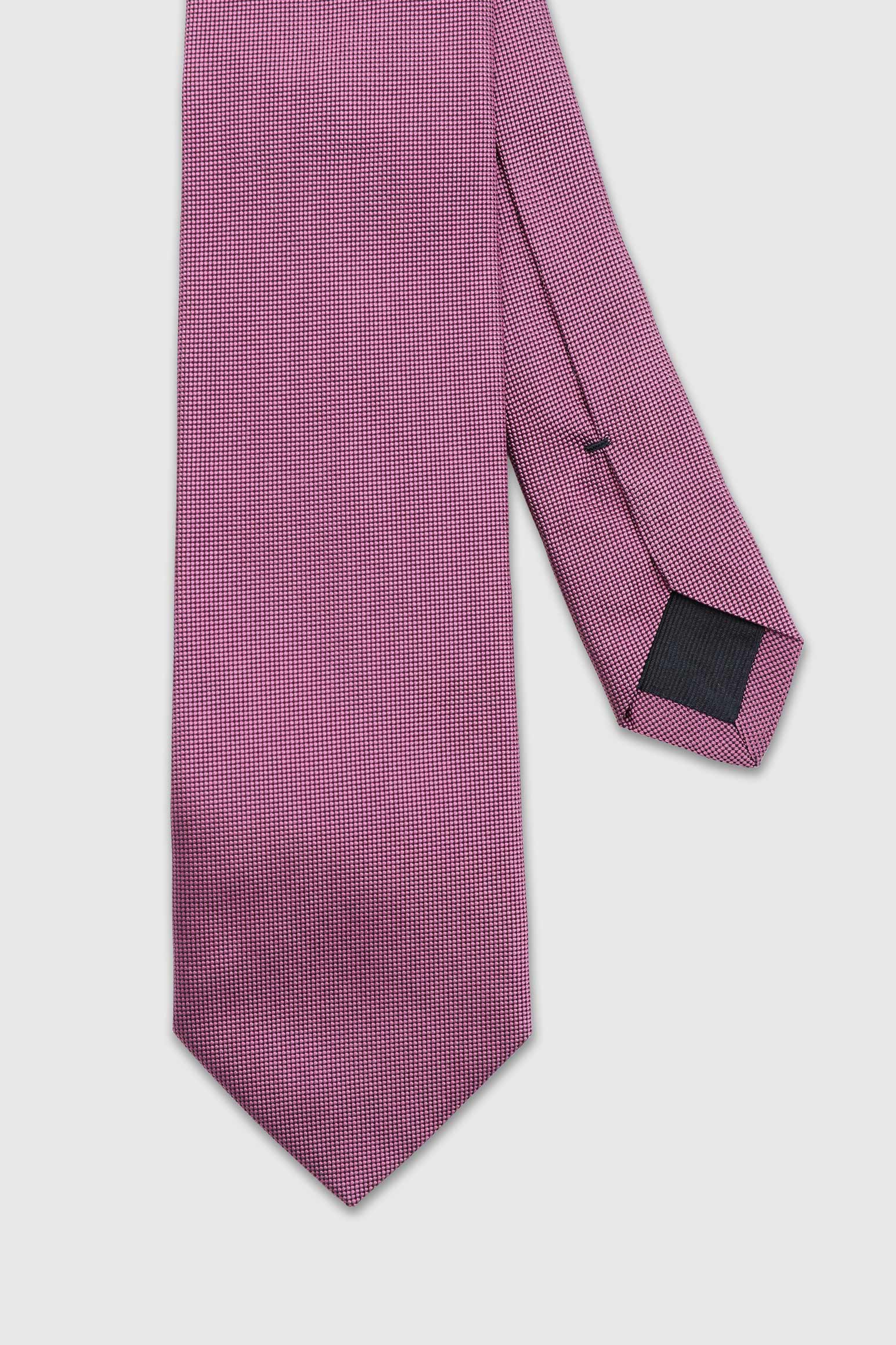 Rose Pink Handmade Silk Birdseye Weave Tie