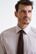 Brown Silk Knitted Tie
