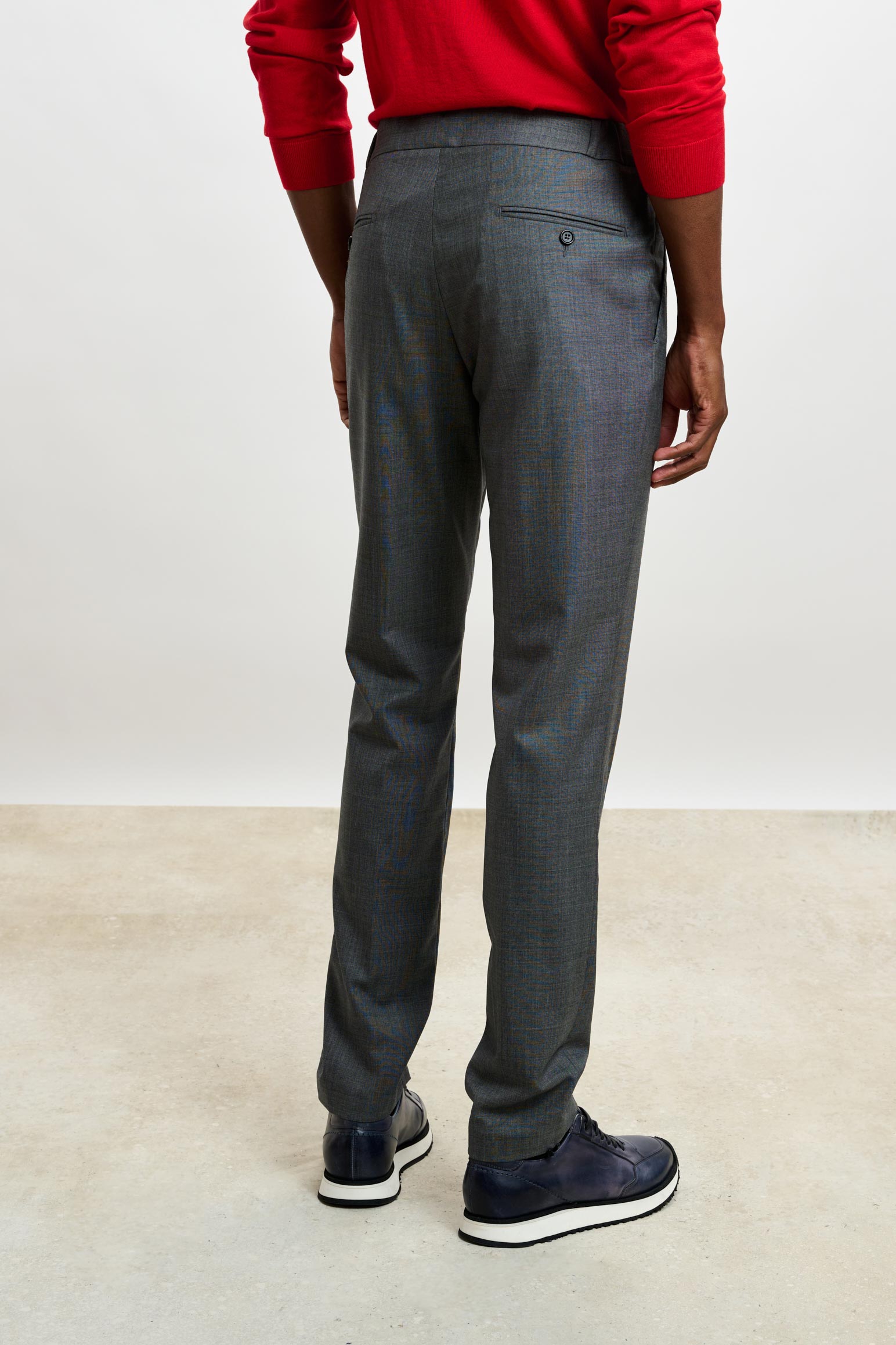 Light Grey Perth Drawstring Trousers Eton — detail 2