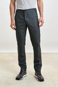 Striped Grey Perth Drawstring Trousers Eton