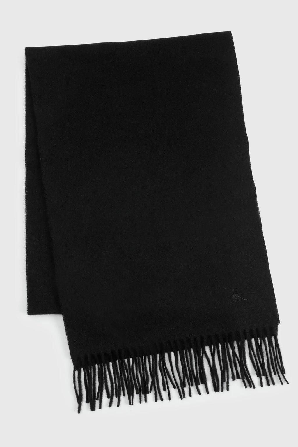 Black 100% Pure Cashmere Scarf