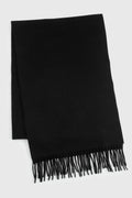Black 100% Pure Cashmere Scarf