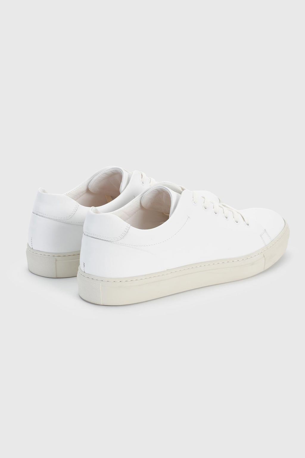 White Suede Calfskin Trainer — detail 1