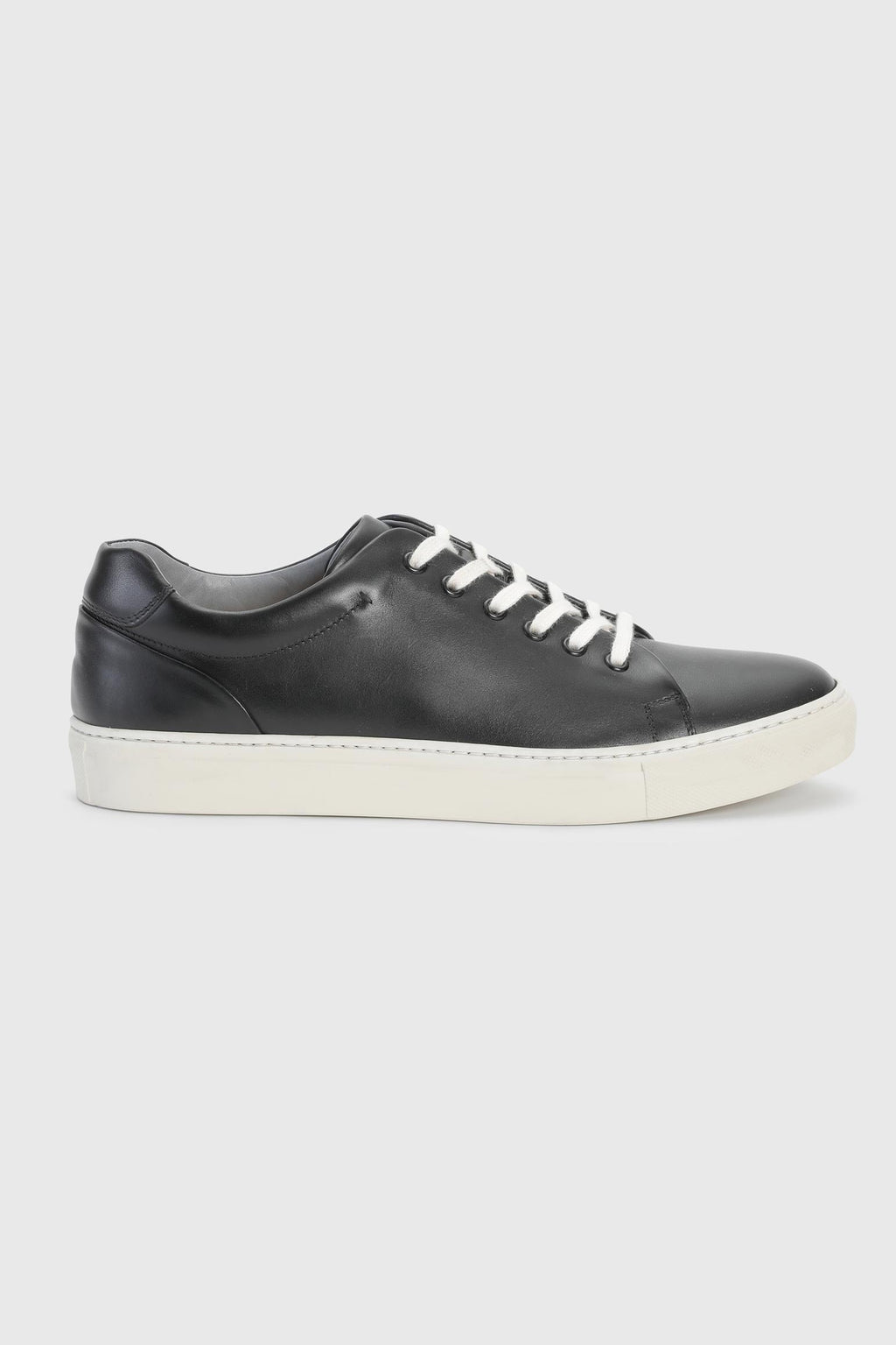 Black Suede Calfskin Trainer