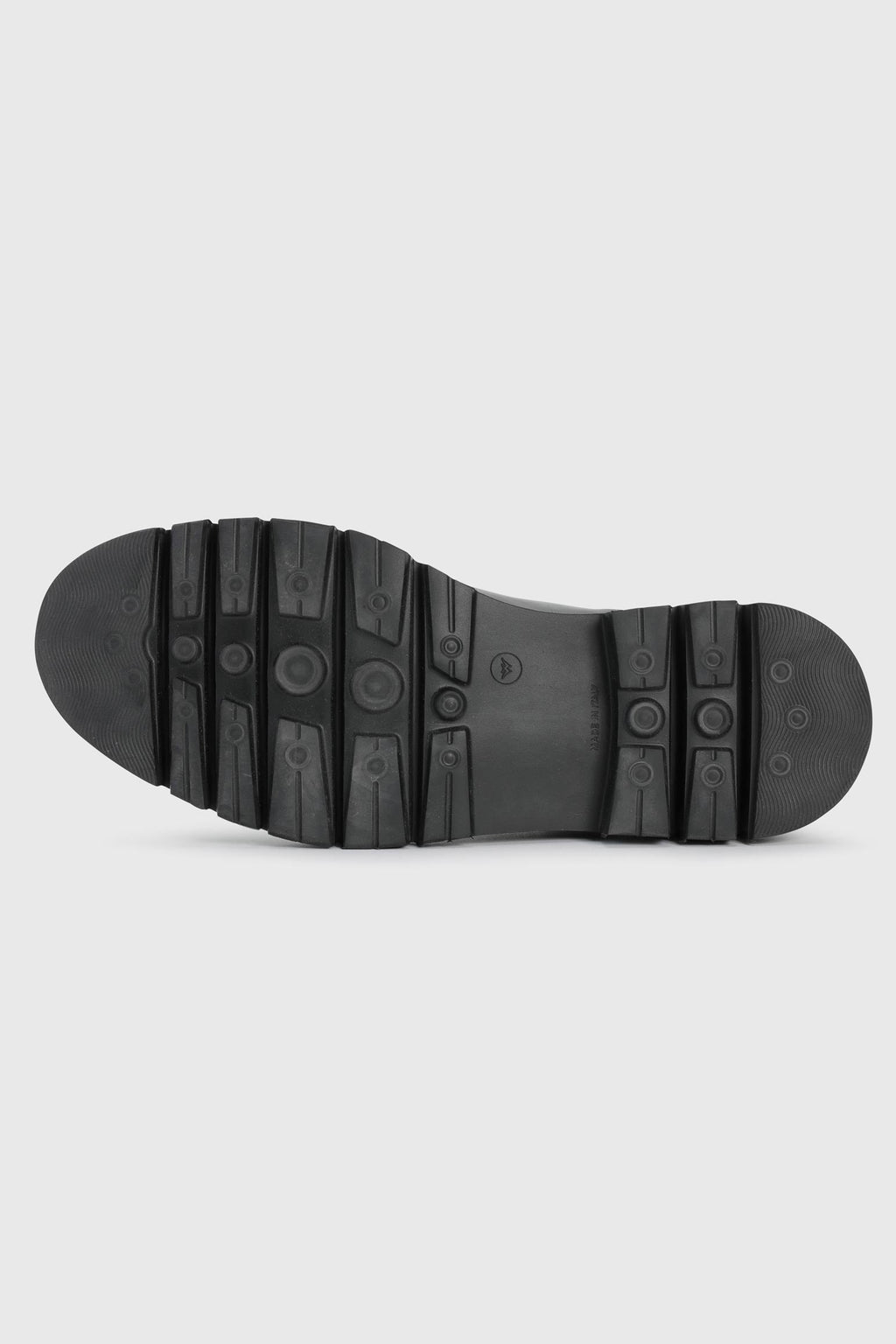 Black Glazed Calfskin Derby R Shoes — detail 3