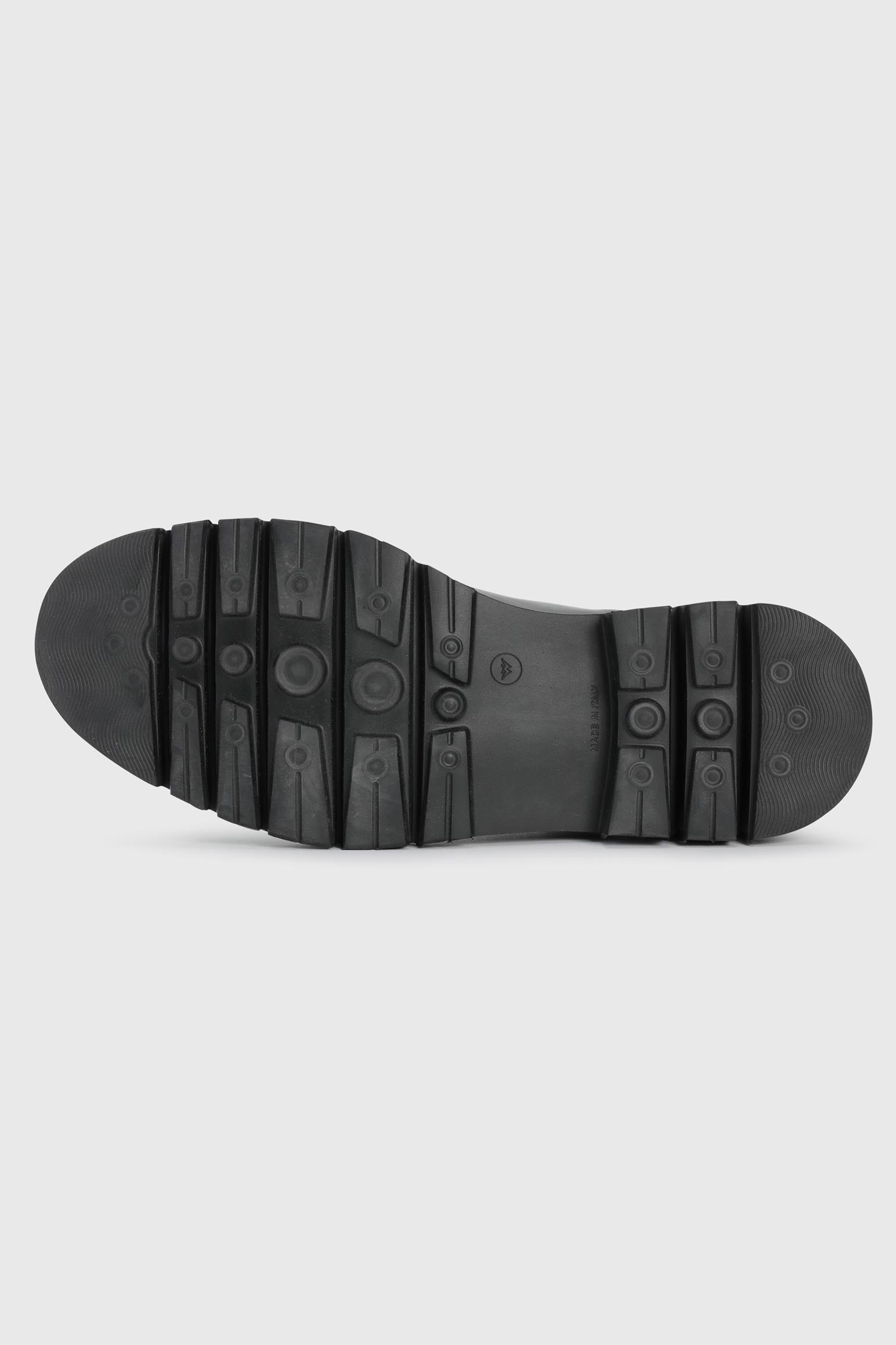 Black Glazed Calfskin Derby R Shoes — detail 3