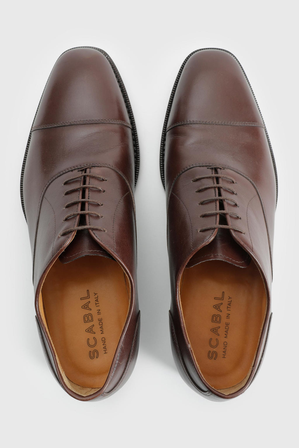 Scabal Brown Oxford Light Shoes — detail 1