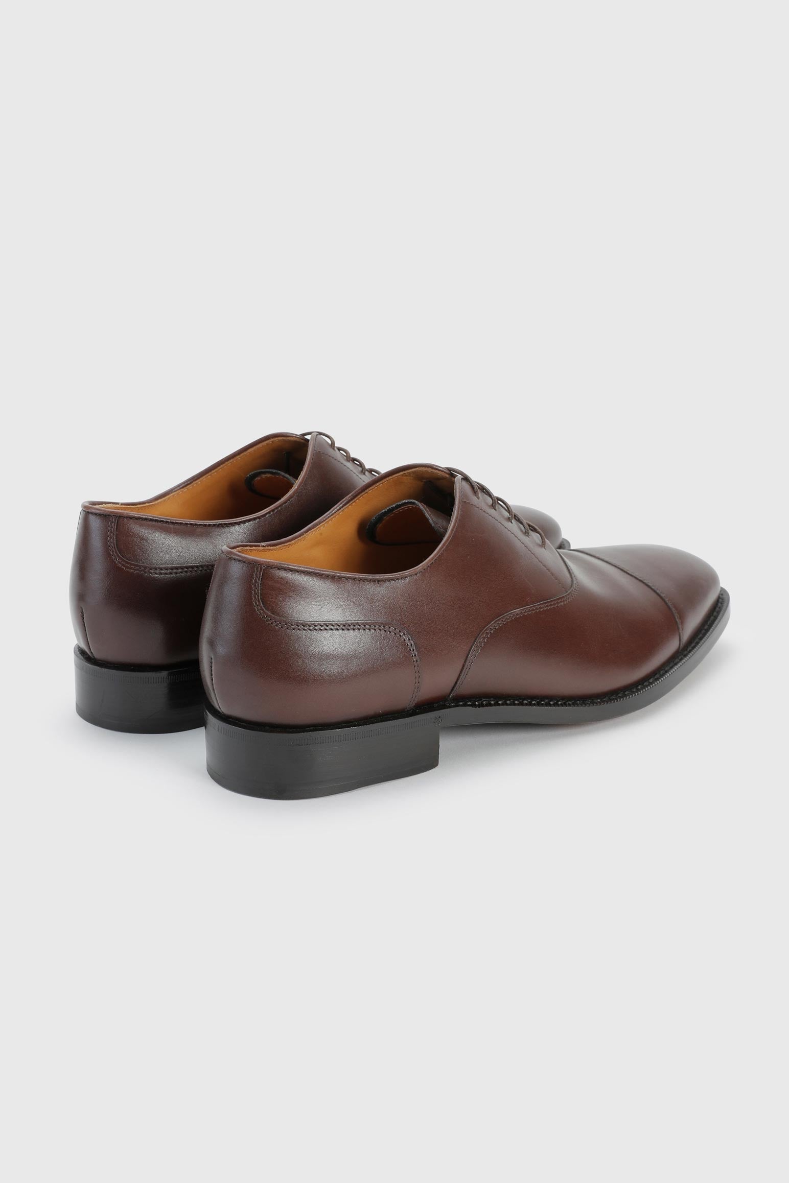 Scabal Brown Oxford Light Shoes — detail 2