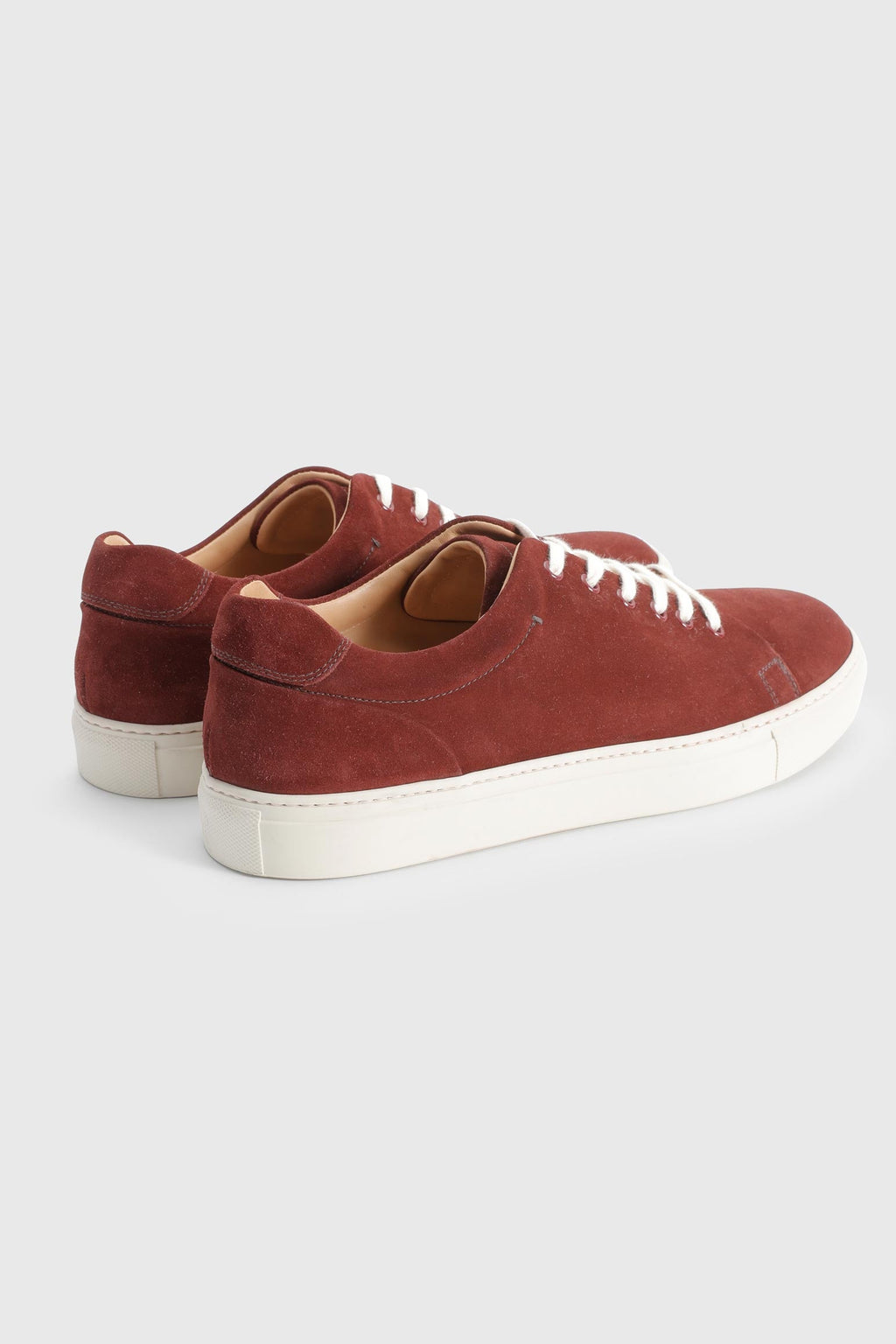 Burgundy Suede Calfskin Trainer — detail 2