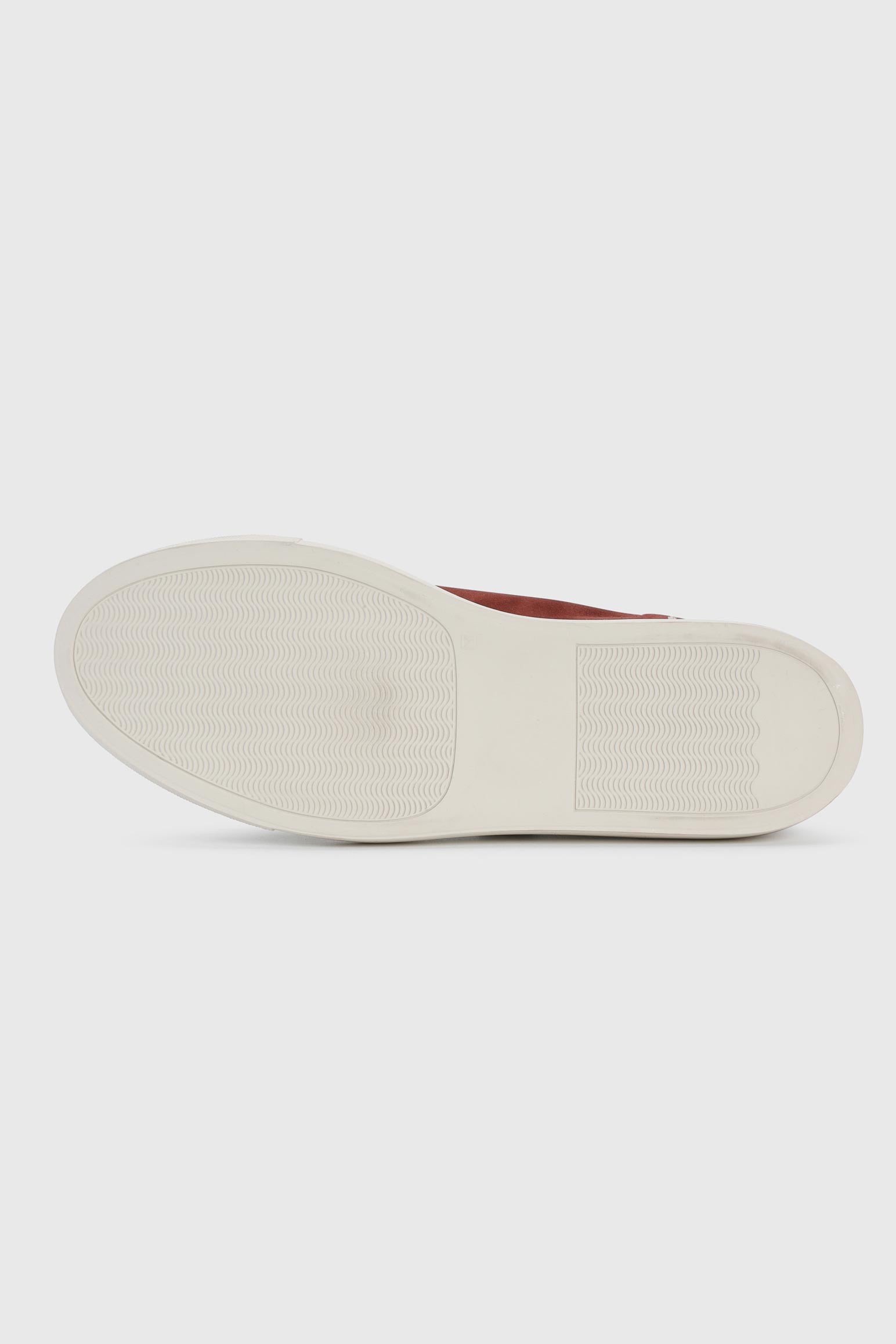 Burgundy Suede Calfskin Trainer — detail 3