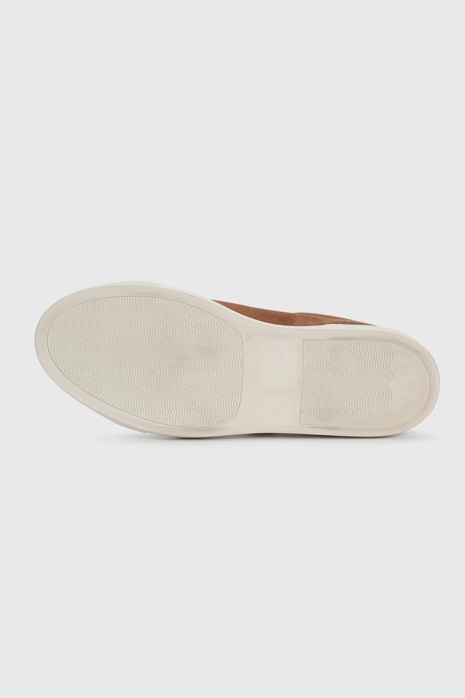 Tobacco Suede Calfskin Trainer — detail 3