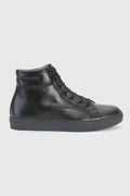 Black Calfskin High Trainer