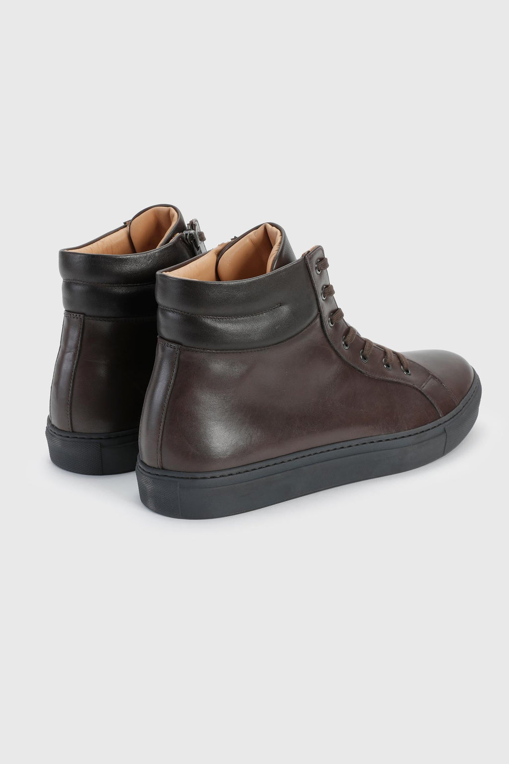 Brown Calfskin High Trainer — detail 2