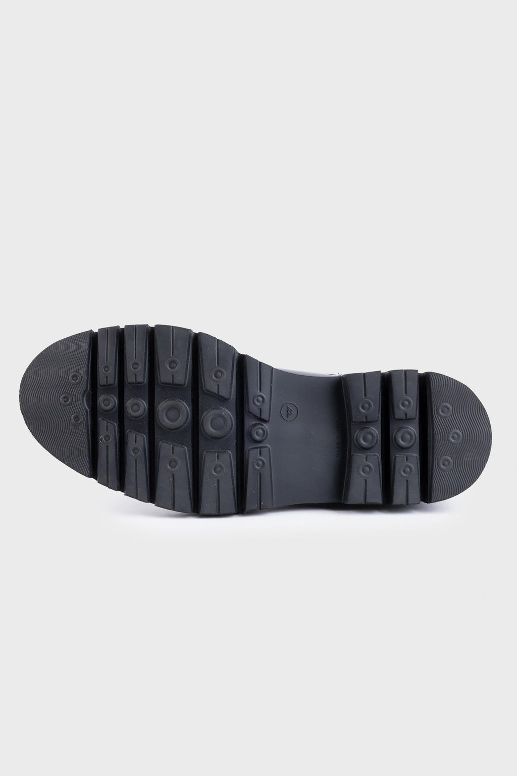 Black Glazed Calfskin Chelsea Boots — detail 3