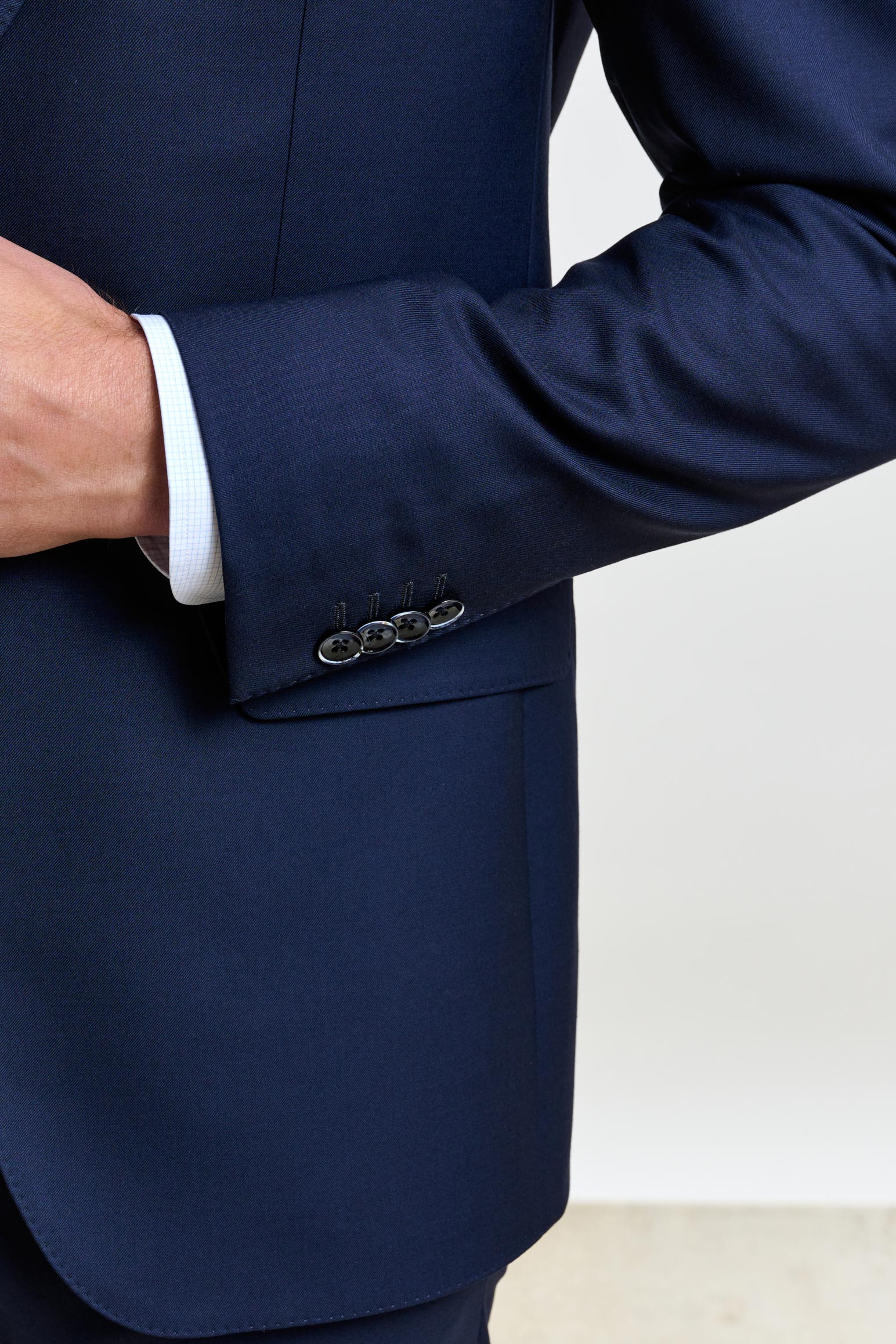 Navy Kenton Jacket Eton — detail 1