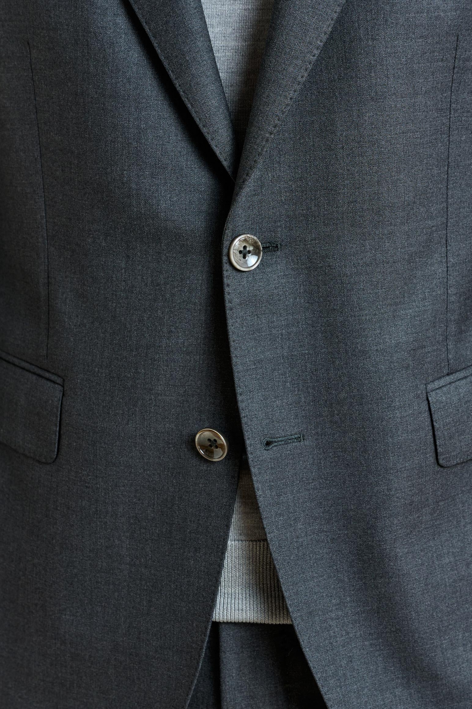 Grey Kenton Jacket Eton — detail 1