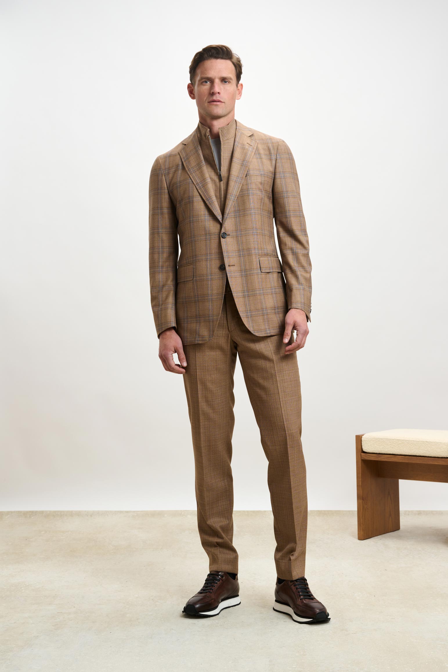Rust Check Kenton Jacket Crossover — detail 1