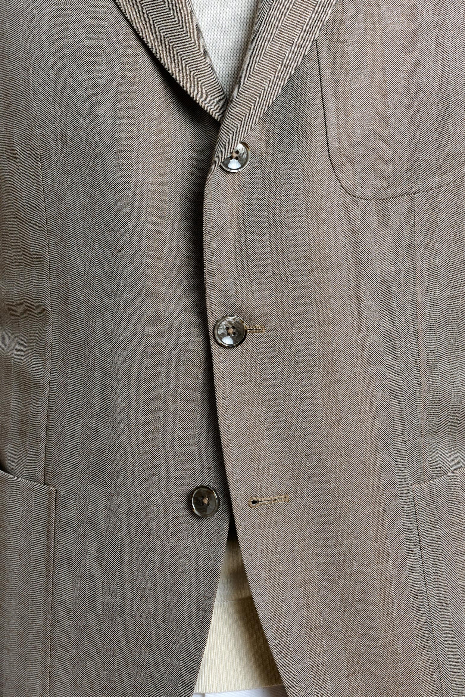 Herringbone Grey Soho Jacket Rhapsody — detail 2