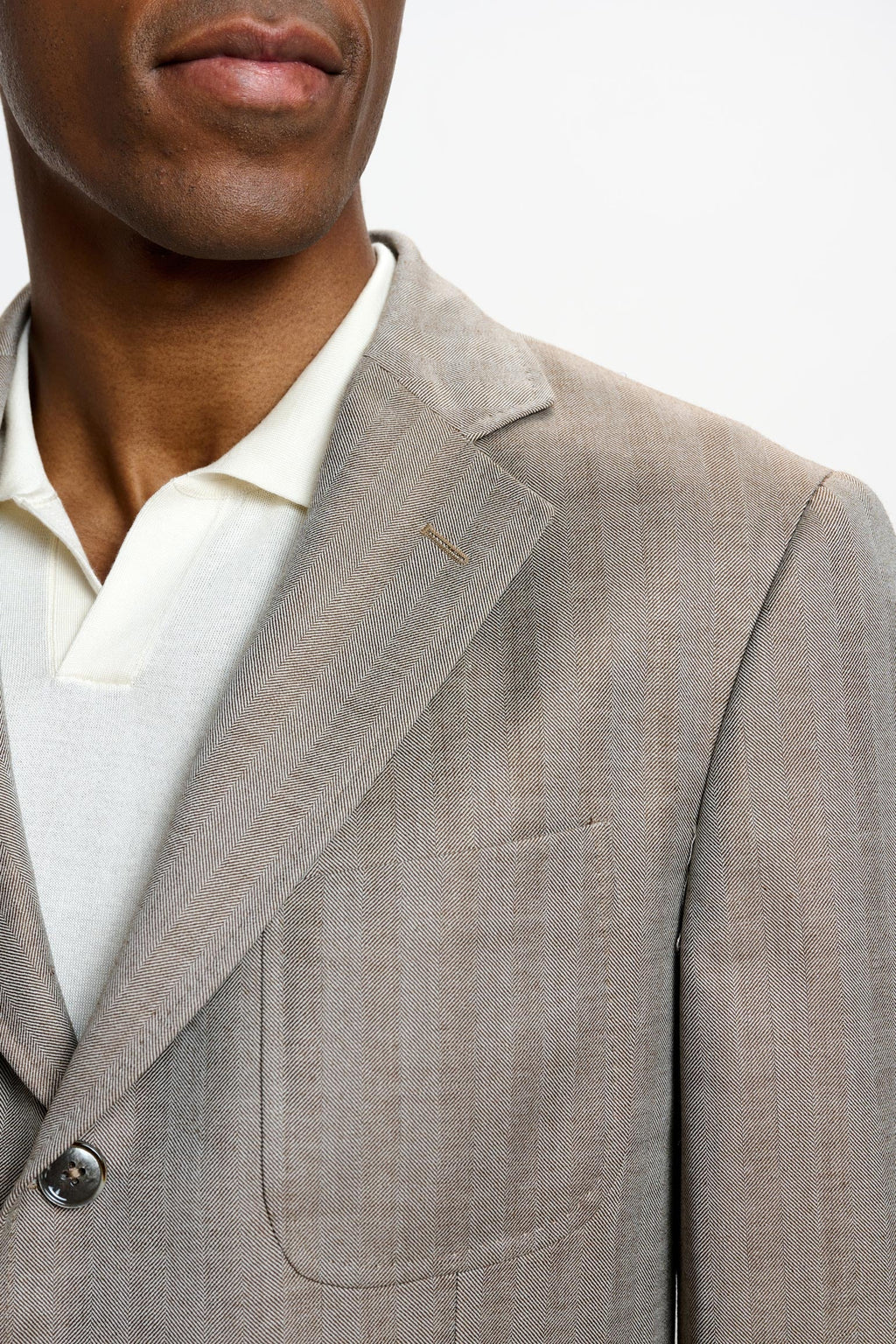 Herringbone Grey Soho Jacket Rhapsody — detail 5