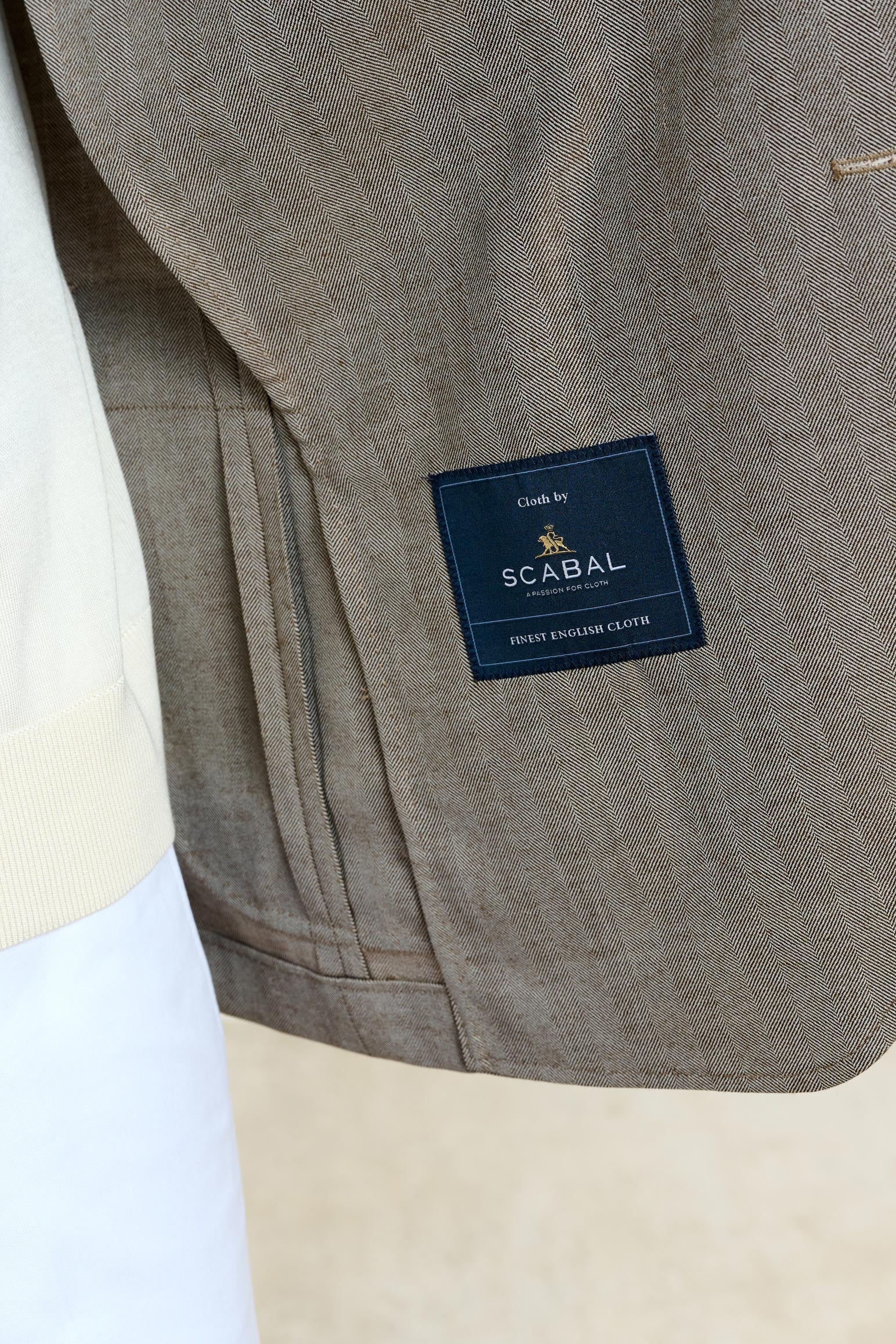Herringbone Grey Soho Jacket Rhapsody — detail 3
