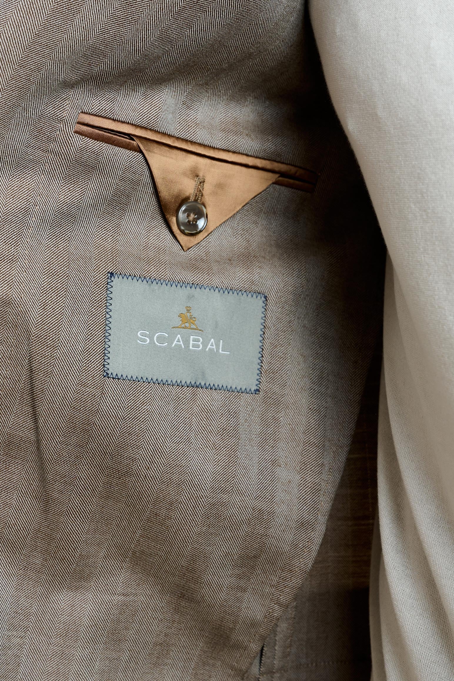 Herringbone Grey Soho Jacket Rhapsody — detail 4