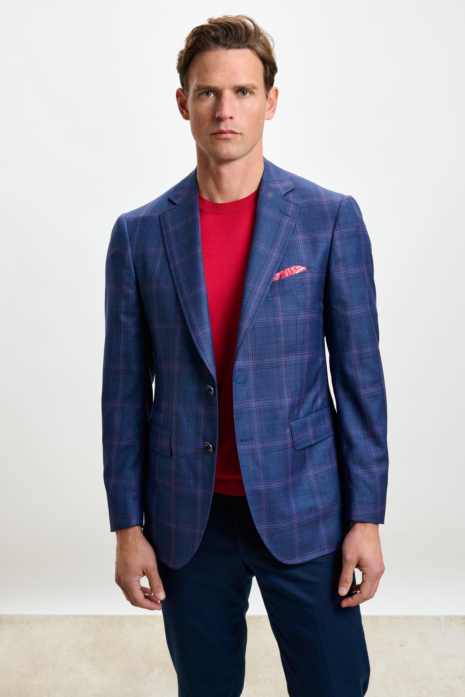 Blue & Red Check Soho Jacket Mosaic — detail 6