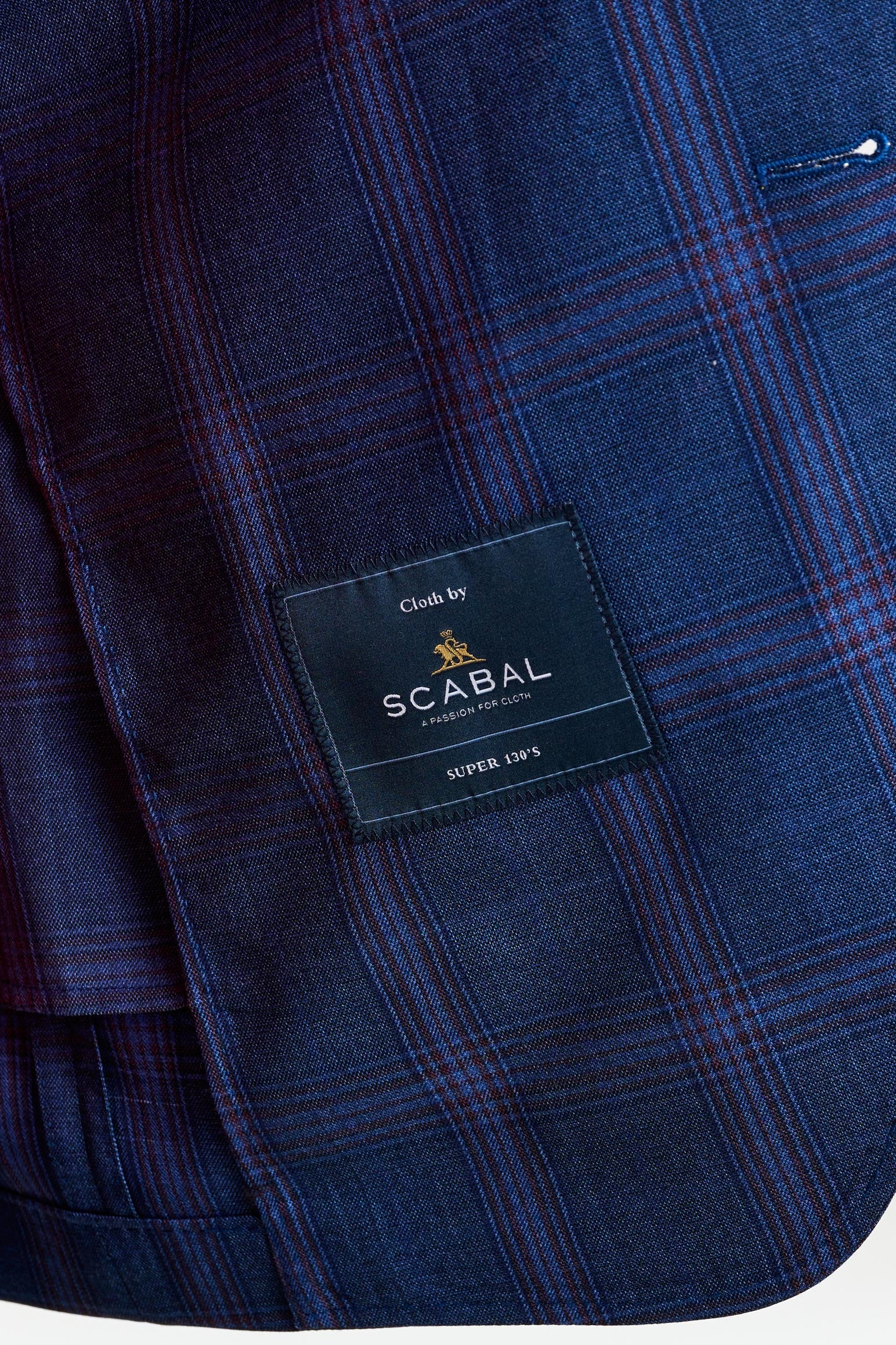 Blue & Red Check Soho Jacket Mosaic — detail 3