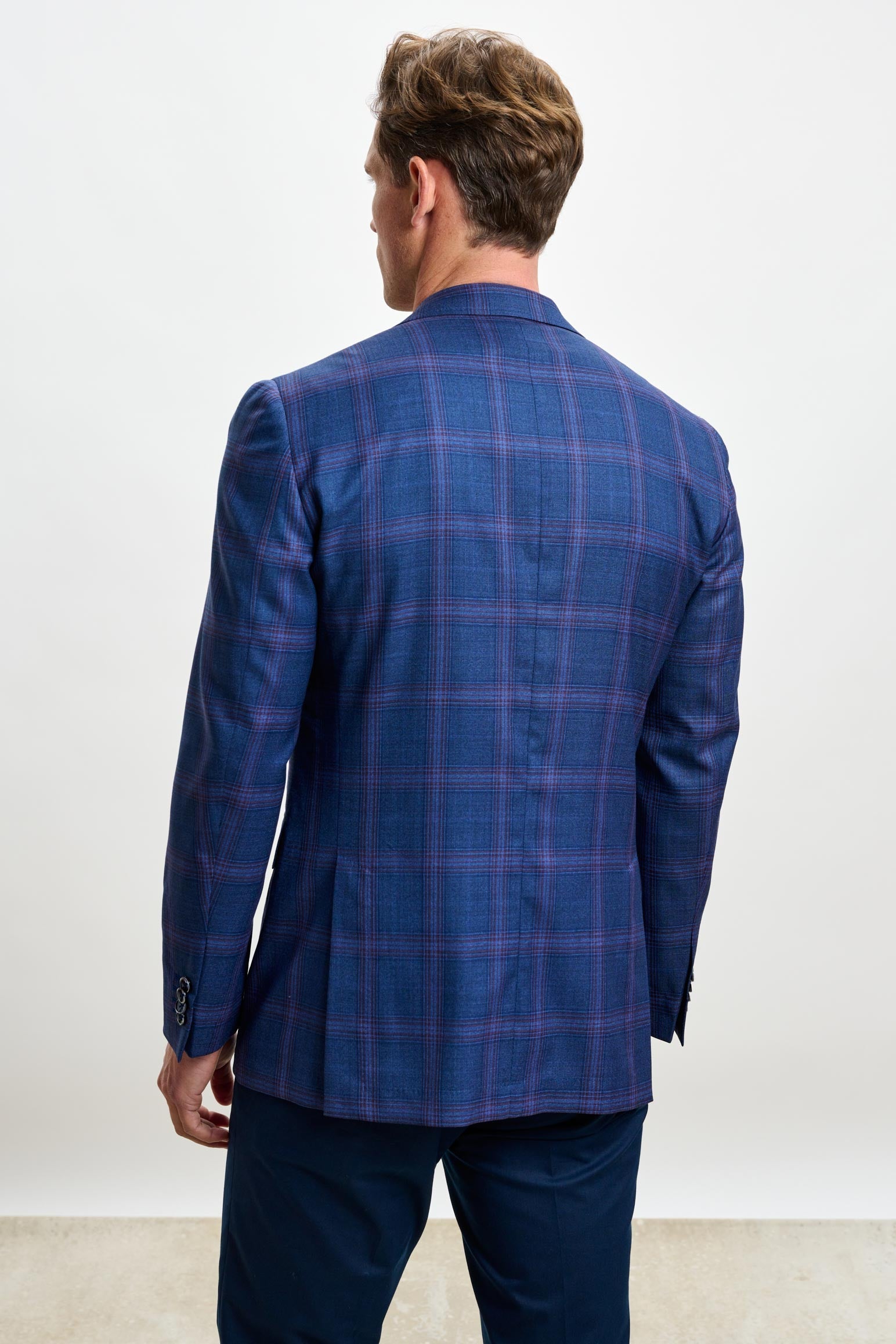 Blue & Red Check Soho Jacket Mosaic — detail 7