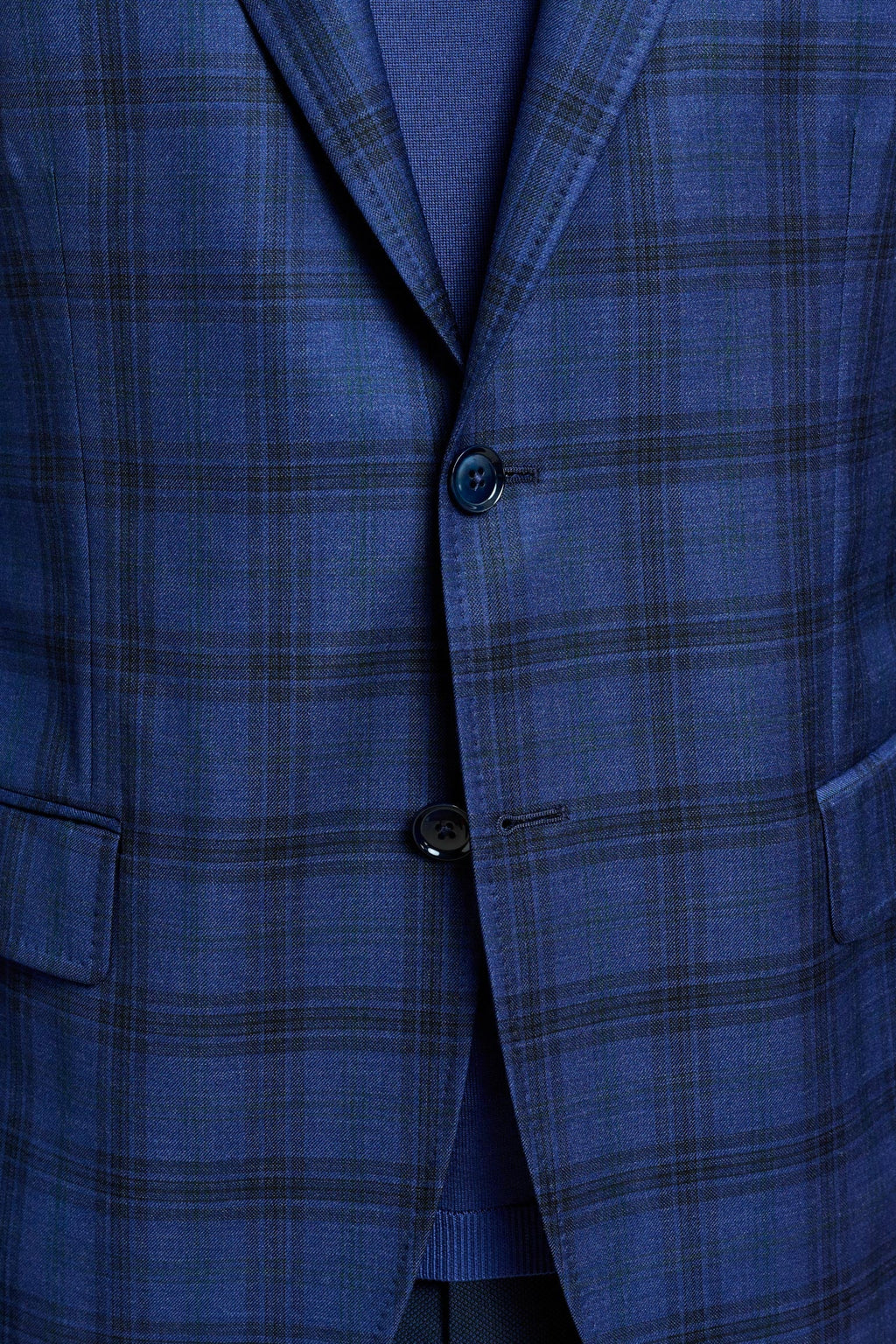 Blue Check Kenton Jacket Mosaic — detail 2