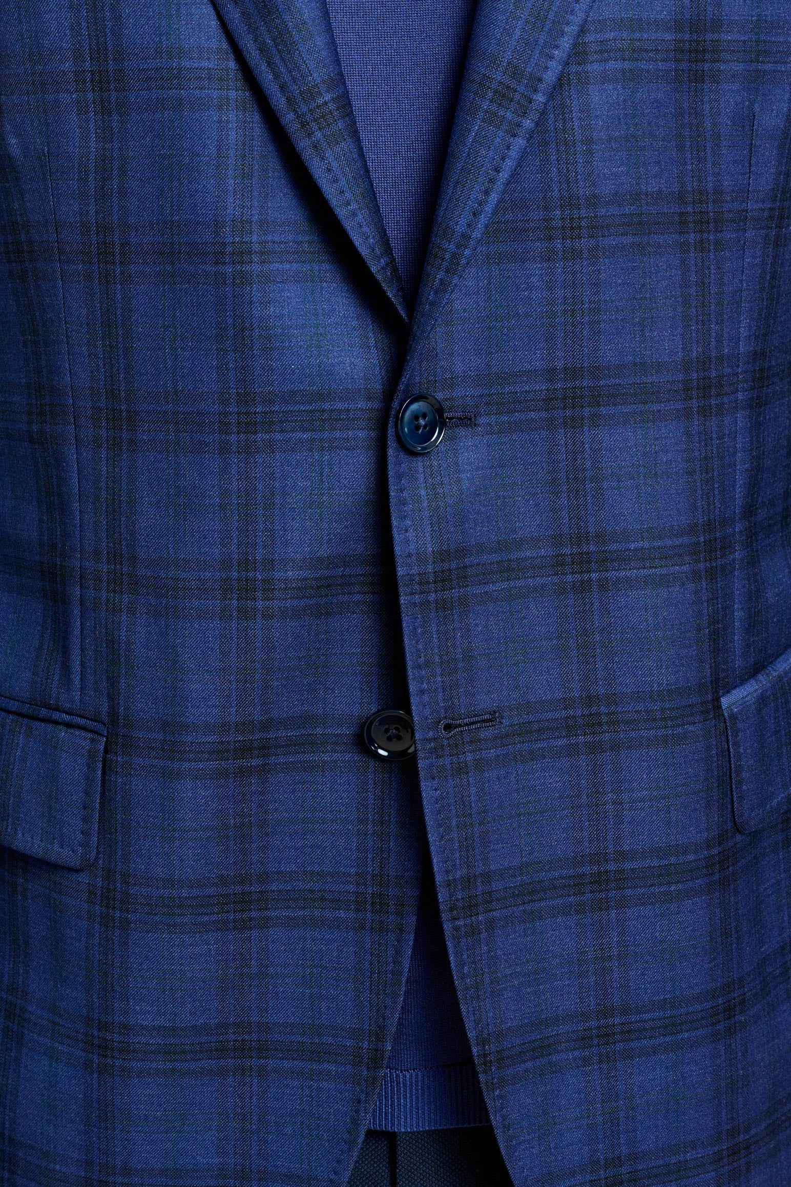 Blue Check Kenton Jacket Mosaic — detail 2