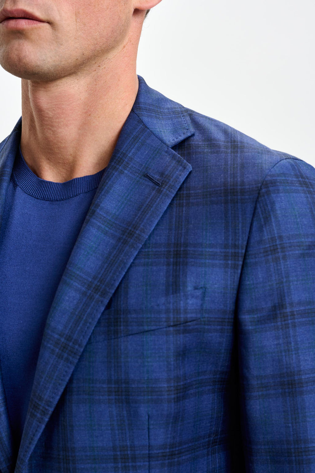 Blue Check Kenton Jacket Mosaic — detail 4