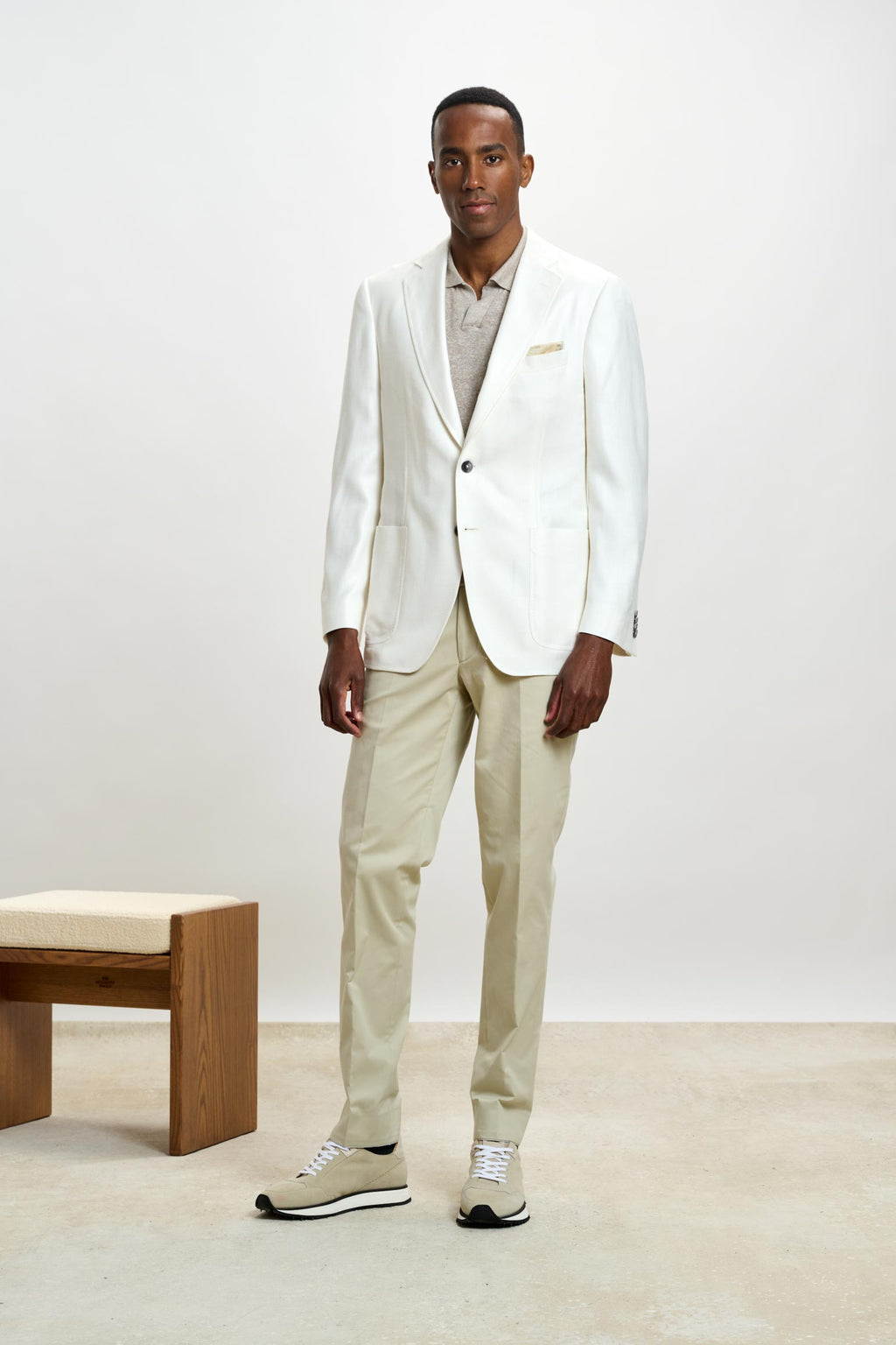 Plain Off-white Soho Jacket Taormina — detail 6