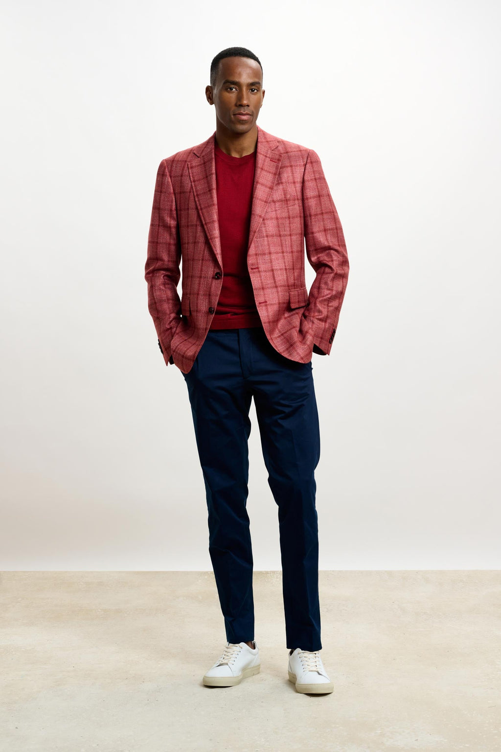Red Check Soho Jacket Taormina — detail 6
