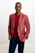 Red Check Soho Jacket Taormina