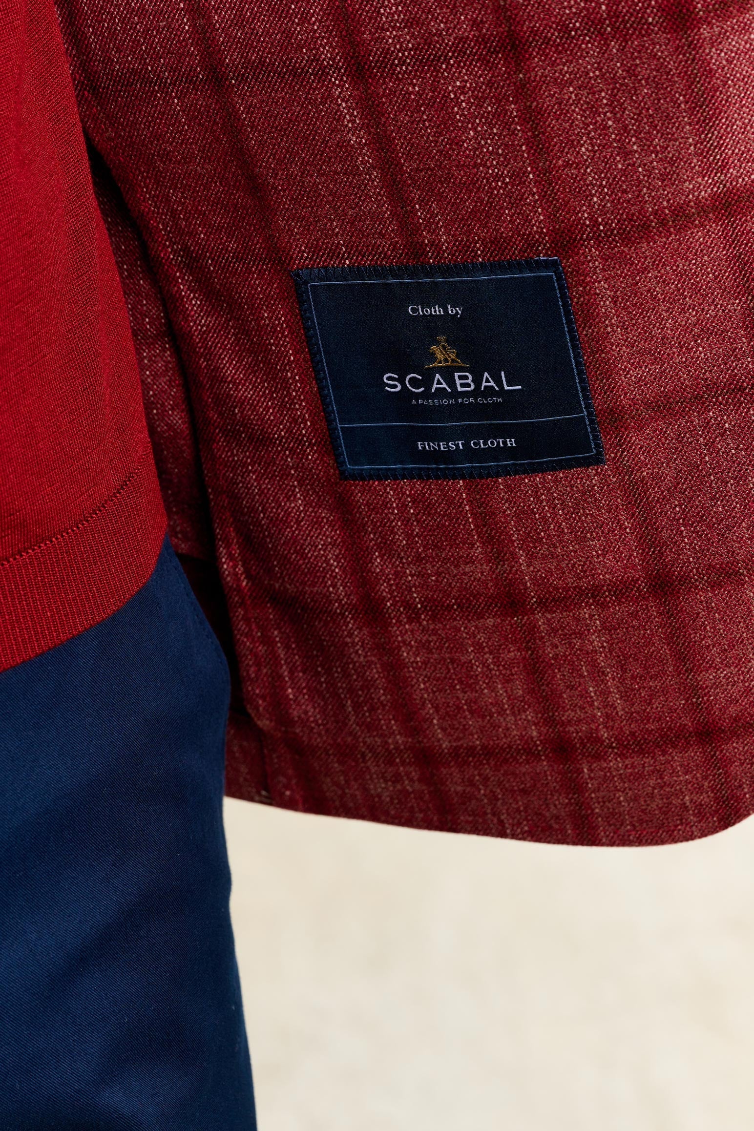 Red Check Soho Jacket Taormina — detail 3