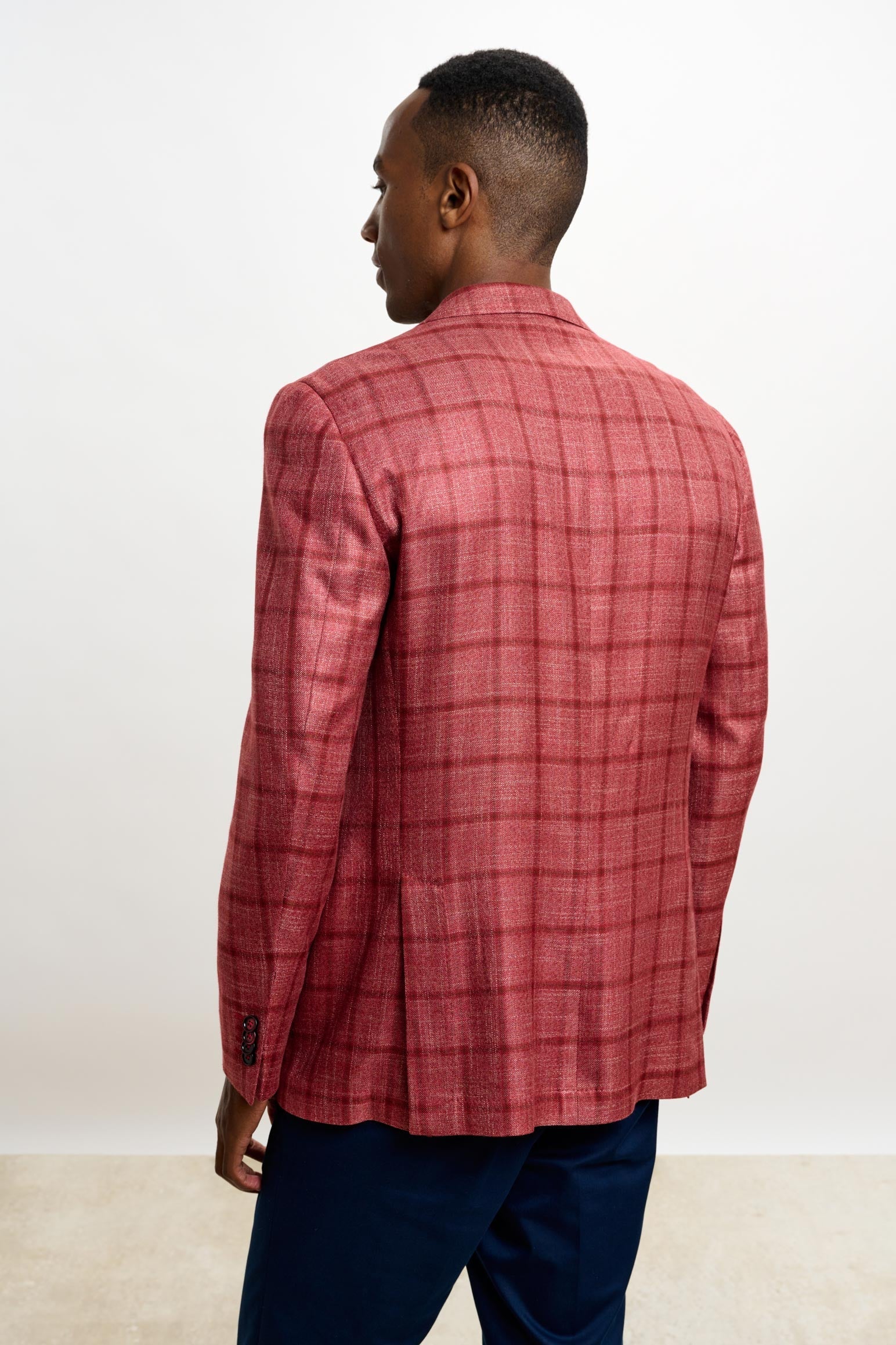 Red Check Soho Jacket Taormina — detail 7