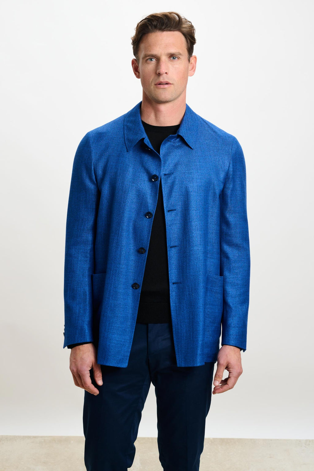 Blue Chelsea Shirt Jacket Taormina