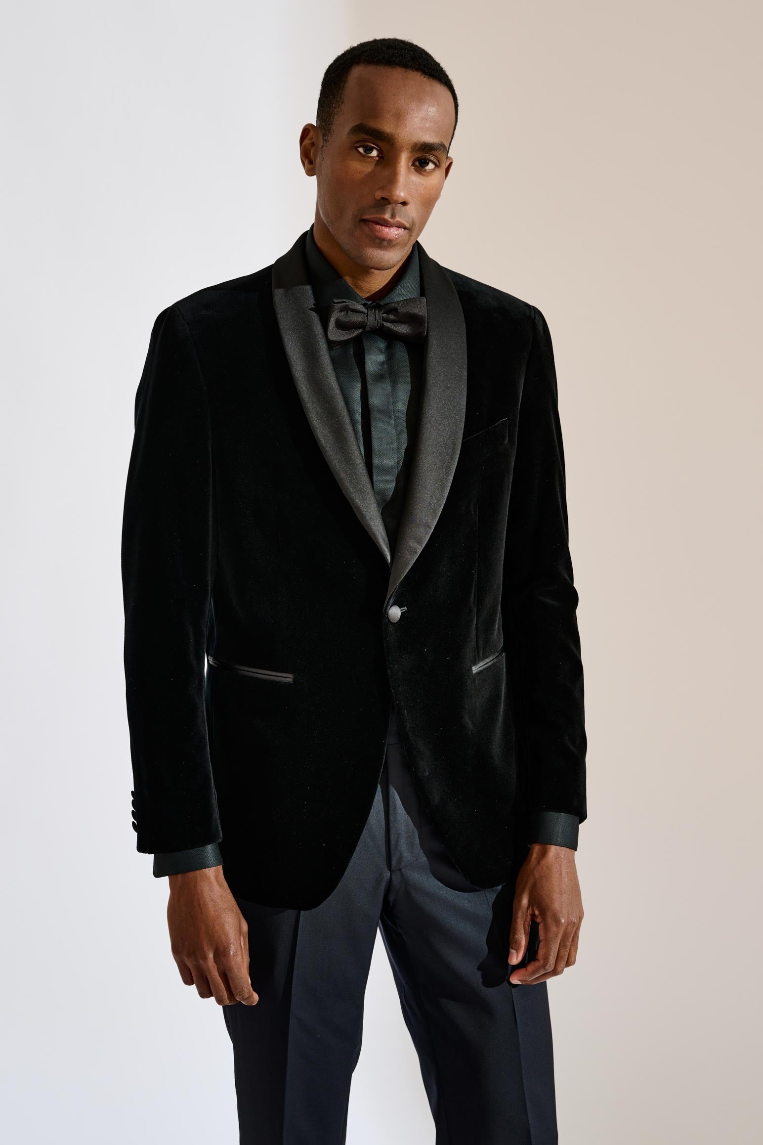 Black Tuxedo Soho Velvets — detail 1