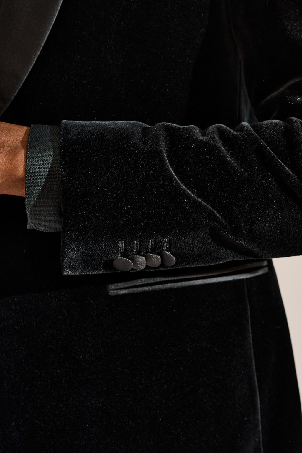 Black Tuxedo Soho Velvets — detail 3