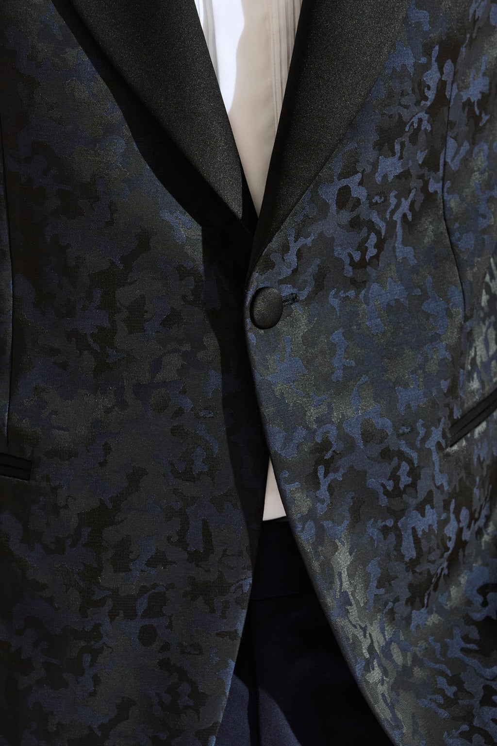 Camouflage Blue Tuxedo Festival — detail 2