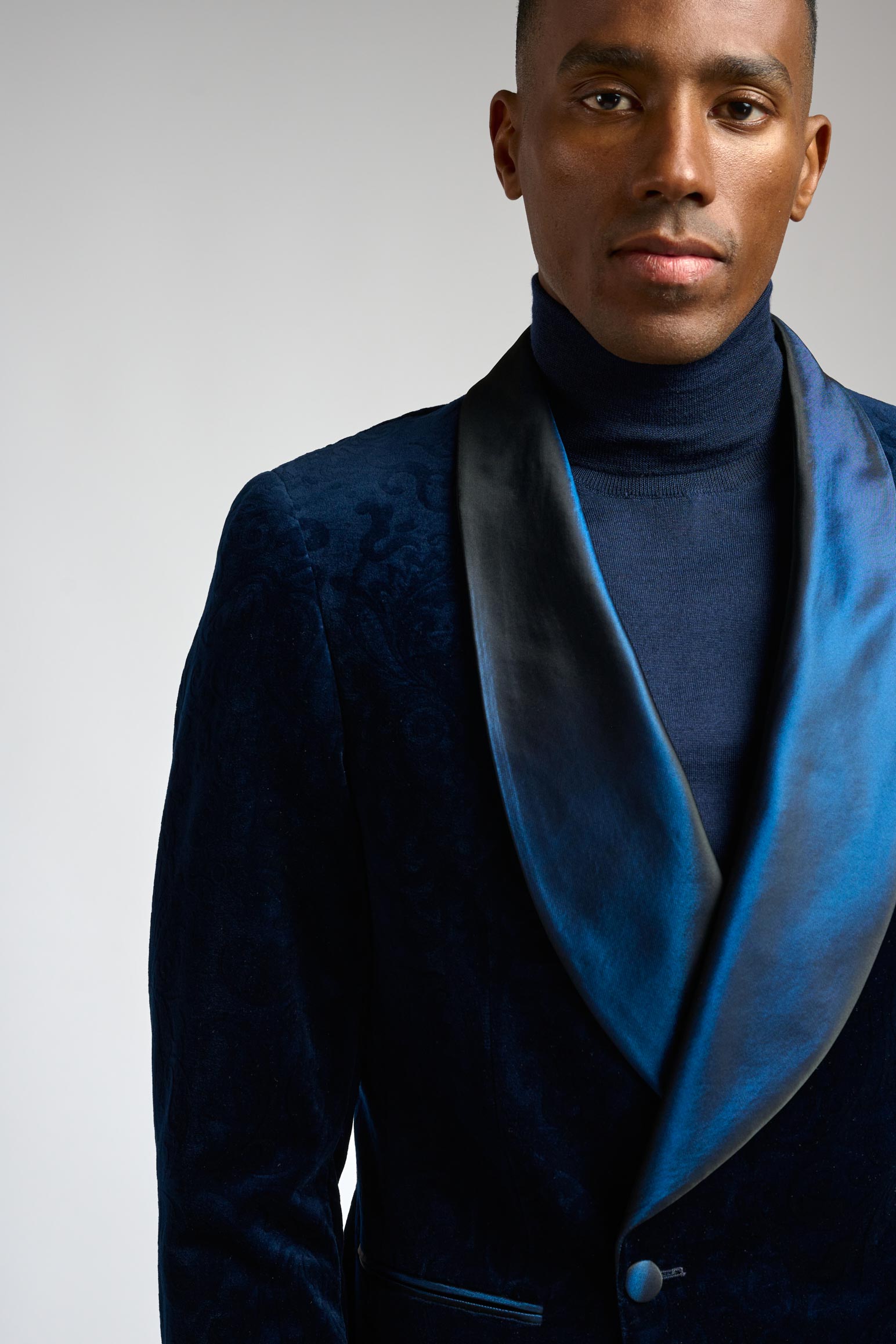 Navy Velvet Tuxedo Festival — detail 3