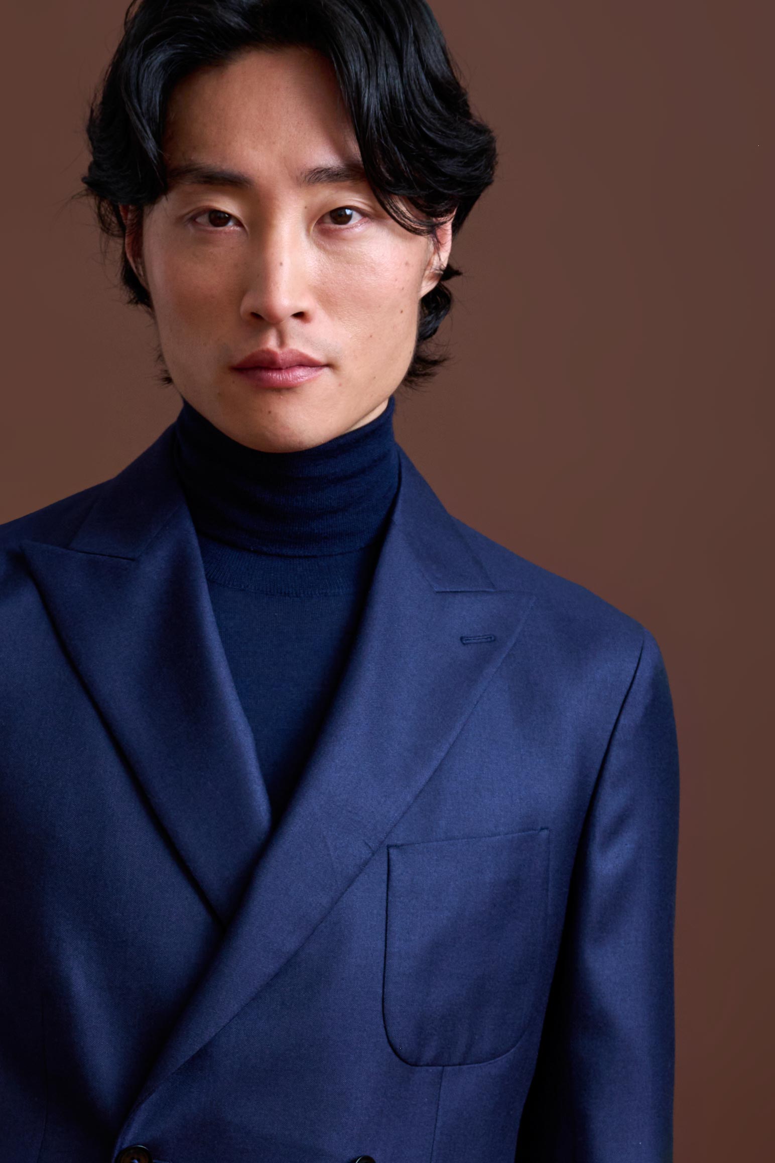 Blue 100% Cashmere Kenton Jacket St Moritz — detail 5