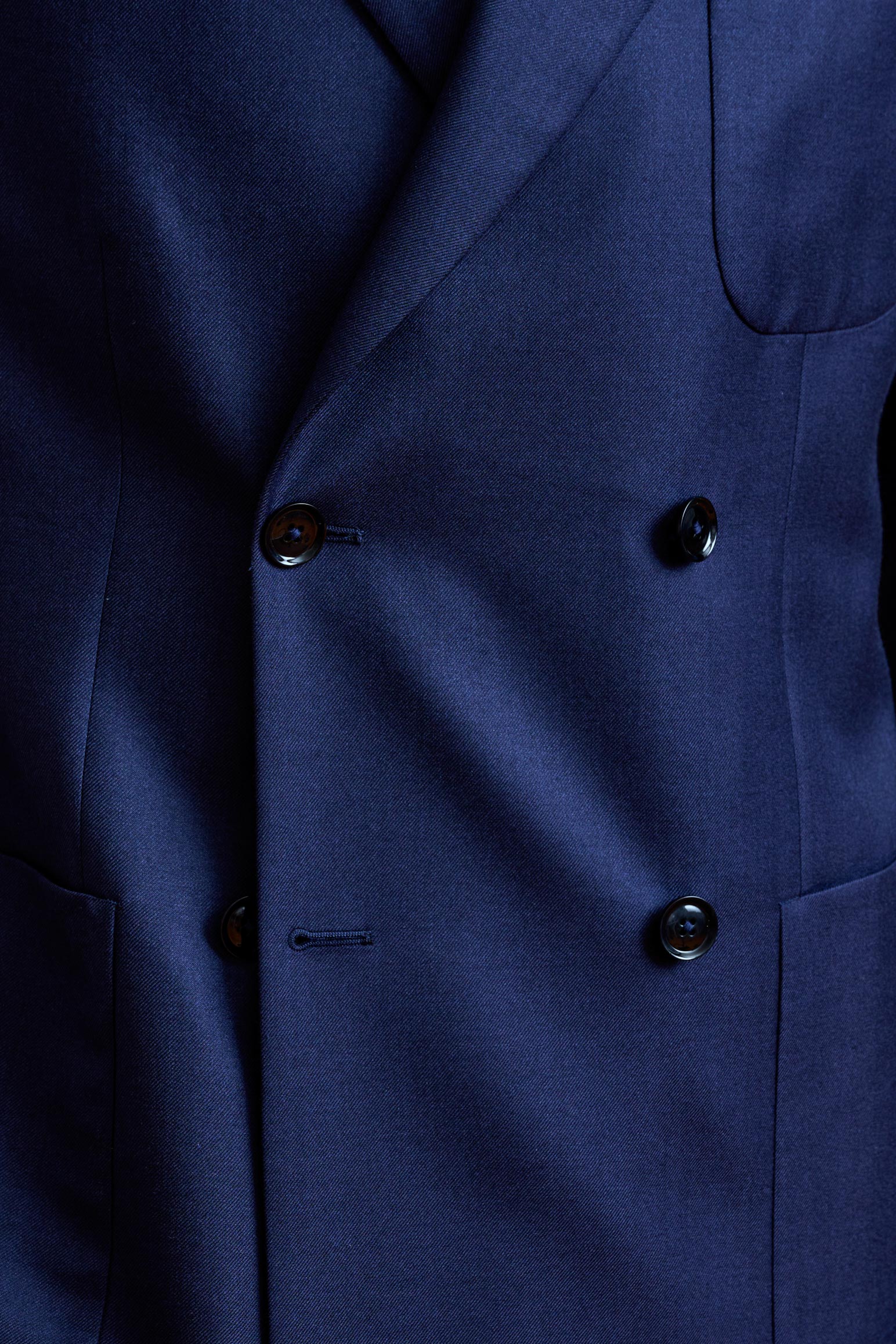 Blue 100% Cashmere Kenton Jacket St Moritz — detail 2