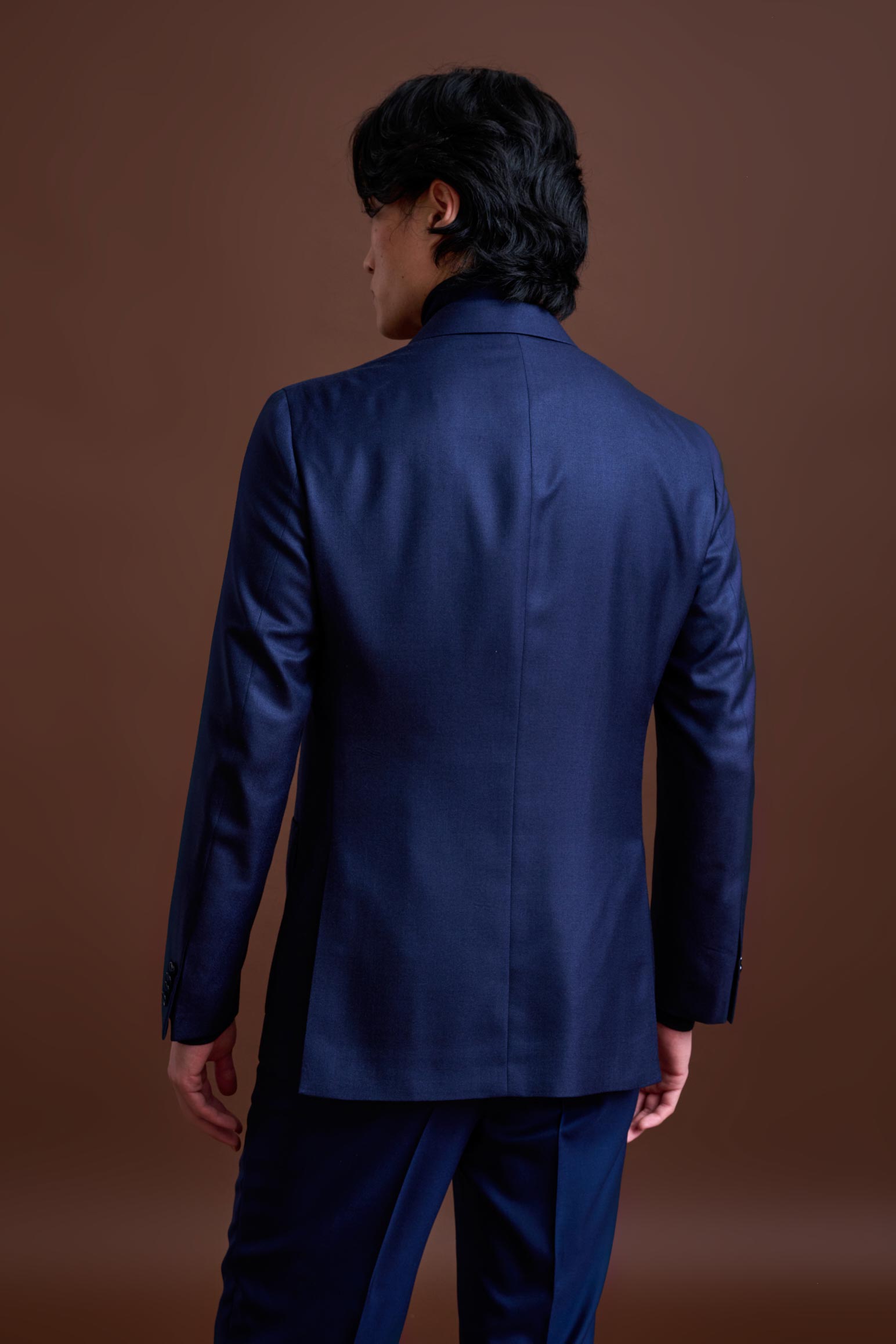 Blue 100% Cashmere Kenton Jacket St Moritz — detail 6
