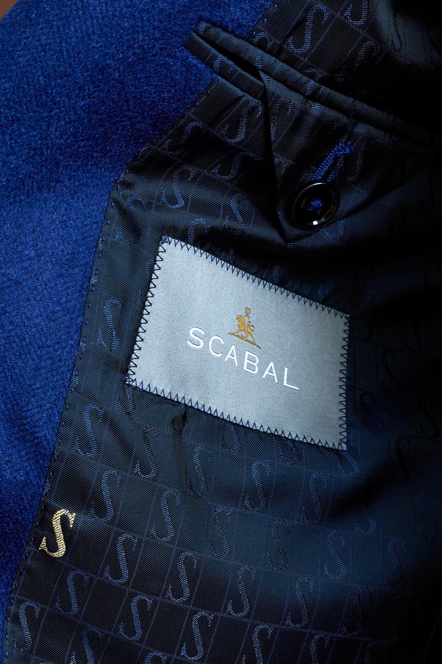 Navy Cashmere & Silk Kenton Jacket Beverly Hills — detail 3