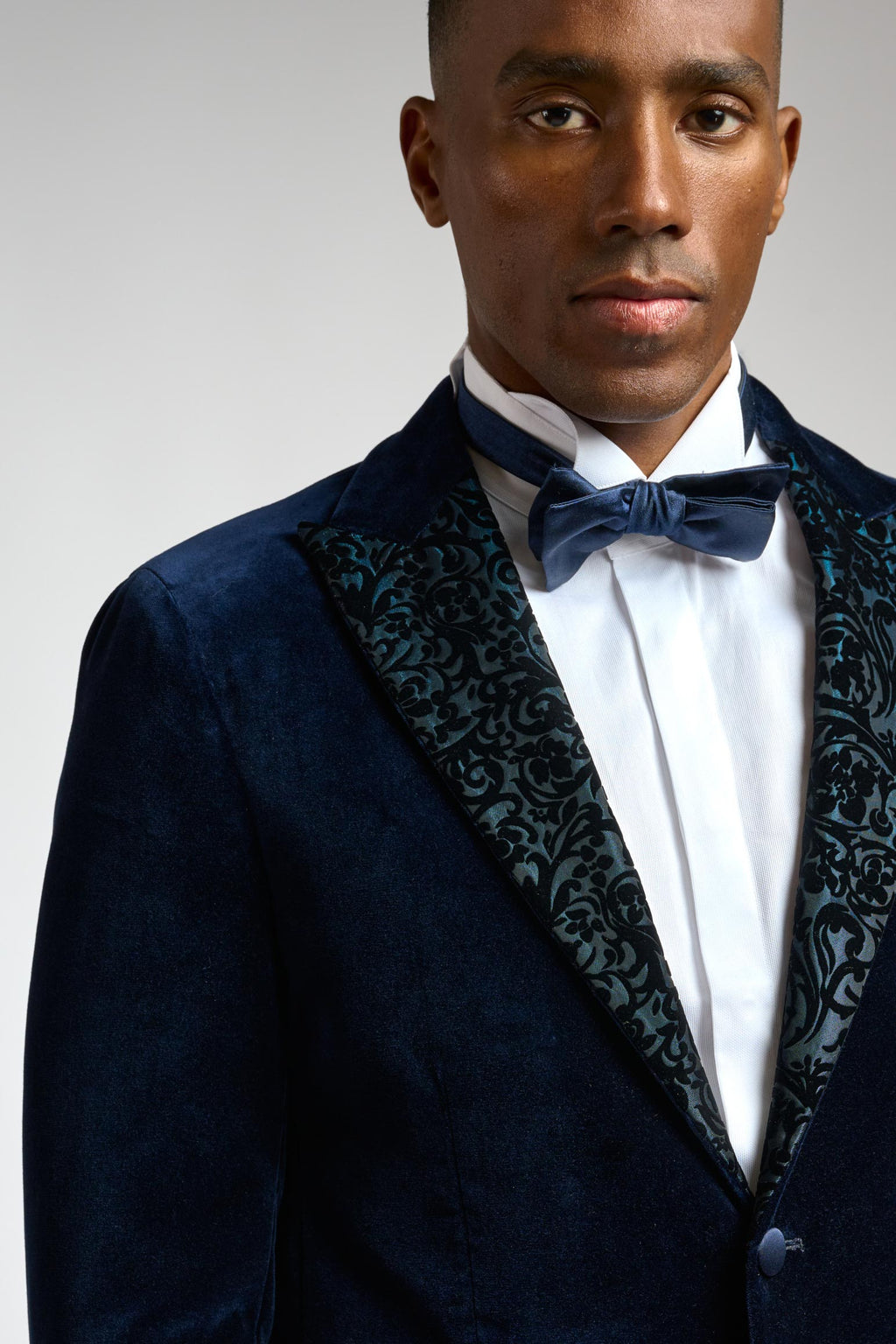 Black Velvet Kenton Tuxedo — detail 2