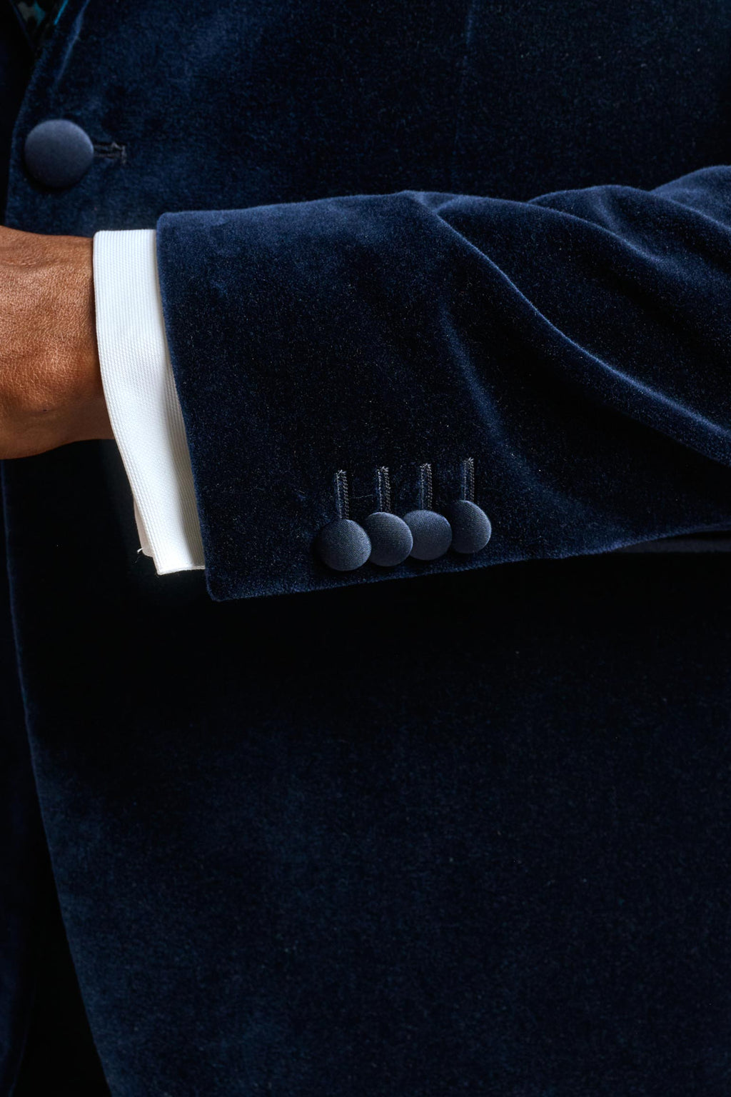 Black Velvet Kenton Tuxedo — detail 4