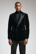 Velvet Plain Black Soho Tuxedo Festival