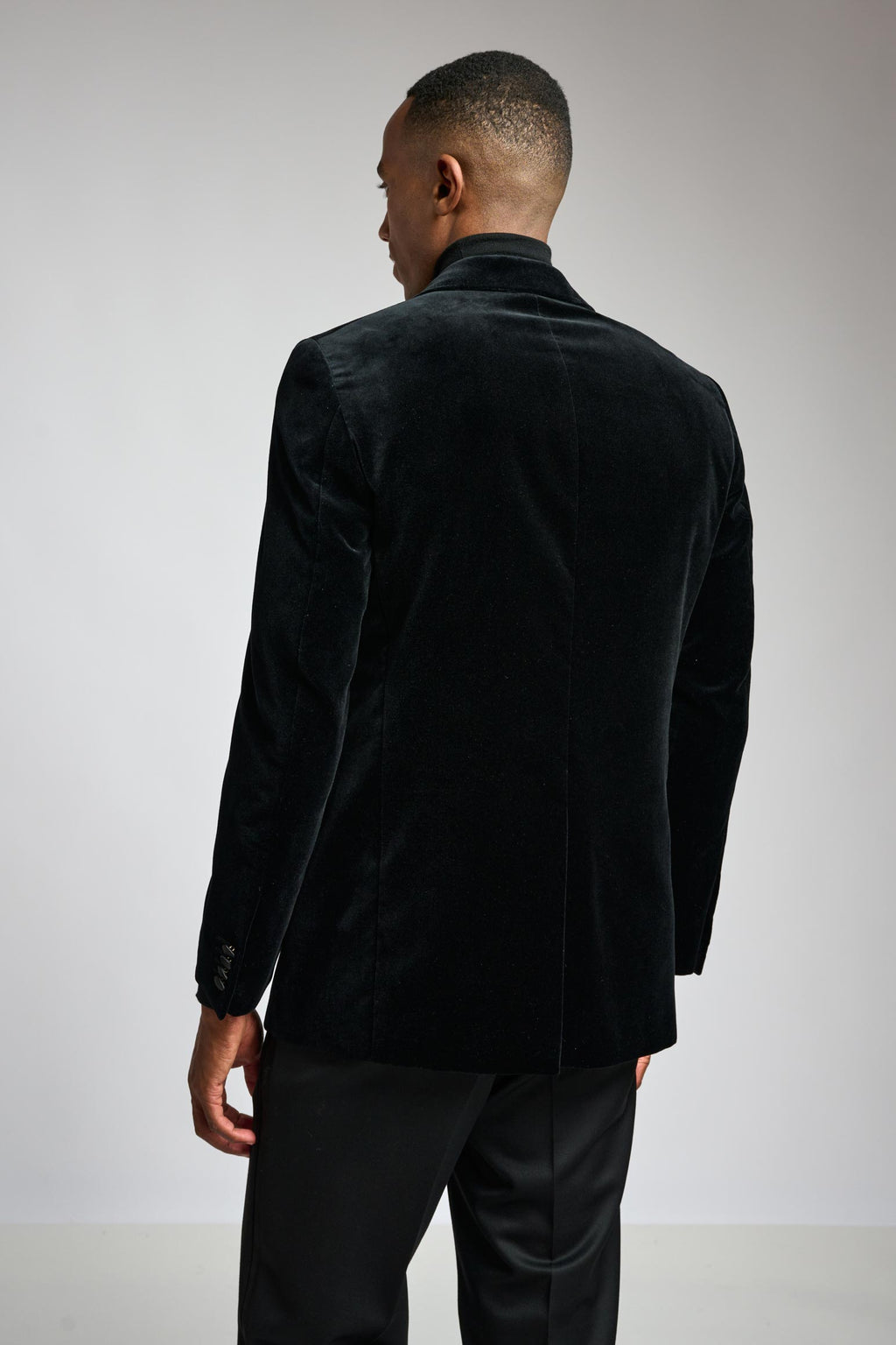 Velvet Plain Black Soho Tuxedo Festival — detail 6