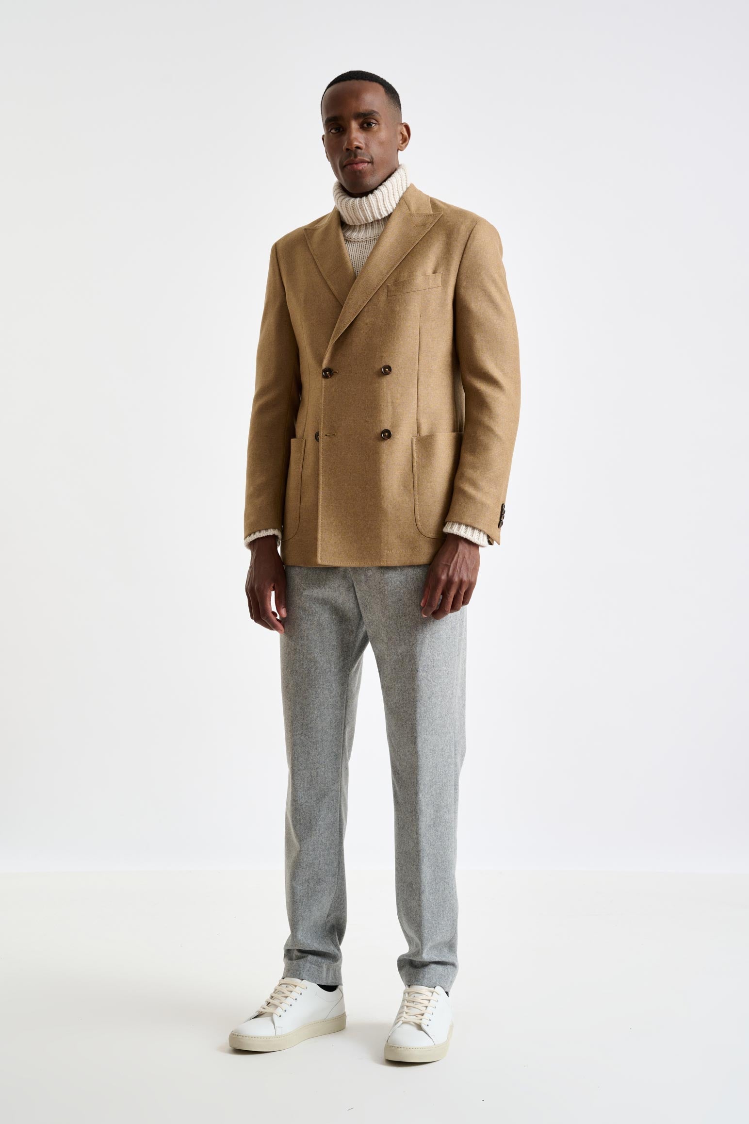 Camel Wool Kenton Jacket Harmony — detail 4